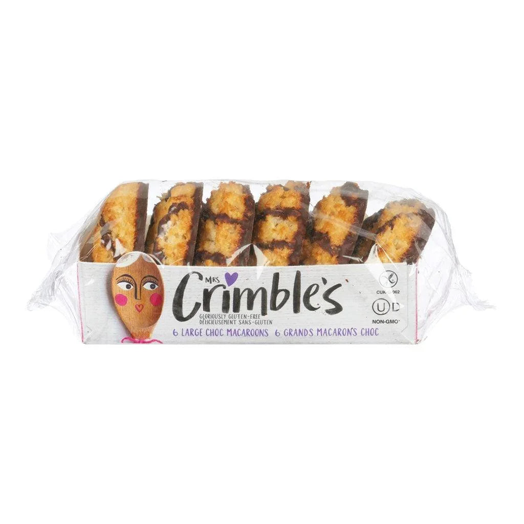 6 Large Choc Gluten Free Macarons Mrs Crimble's - La Boite à Grains