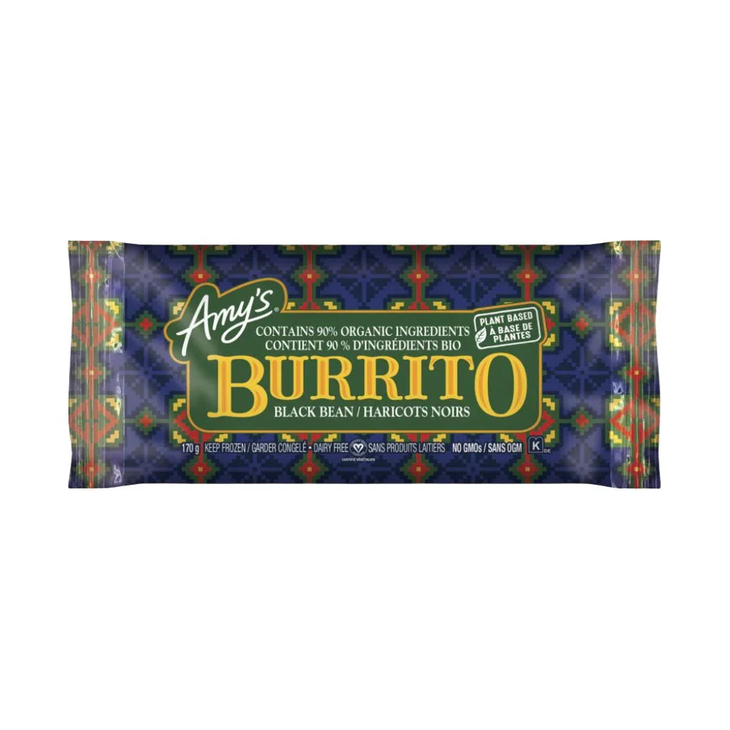 burrito haricots noirs Amy's - La Boite à Grains