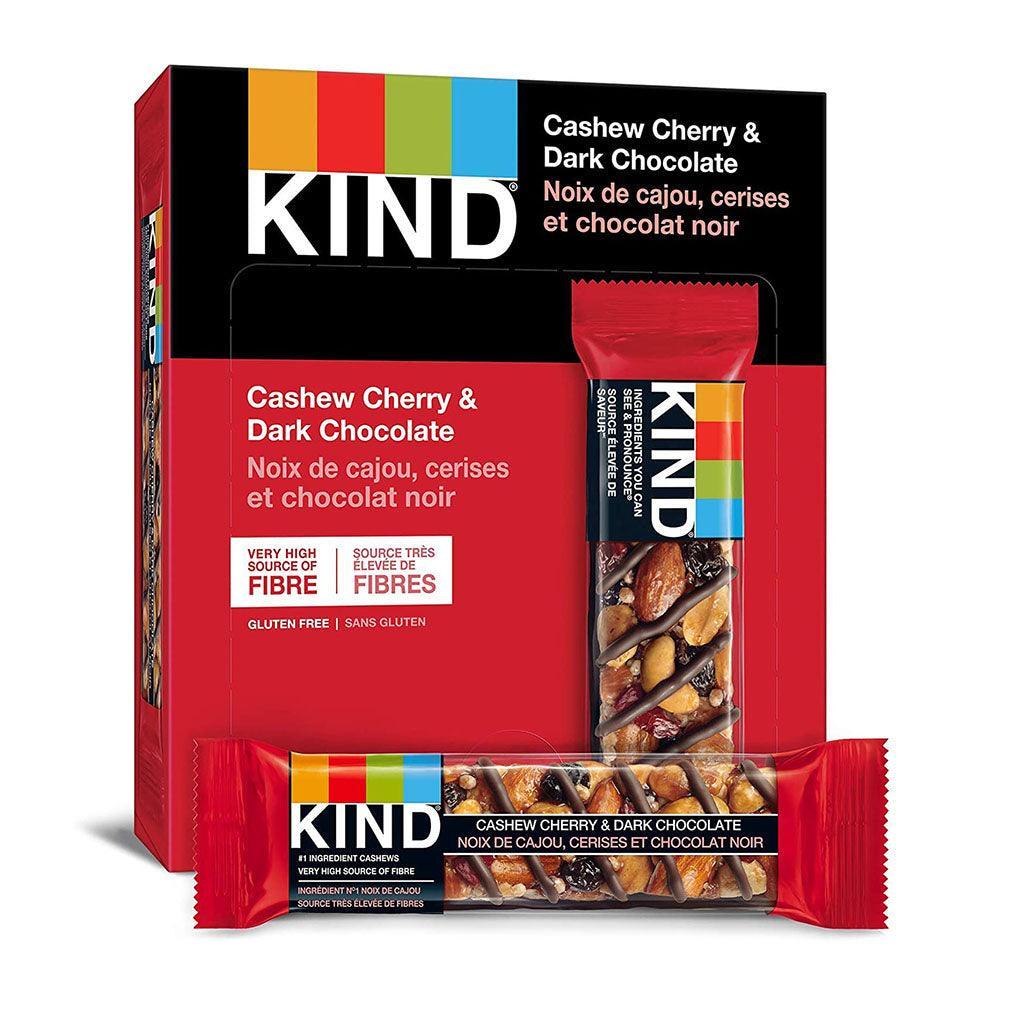 Kind Cashew Cherry and Dark Chocolate Bar - La Boite à Grains