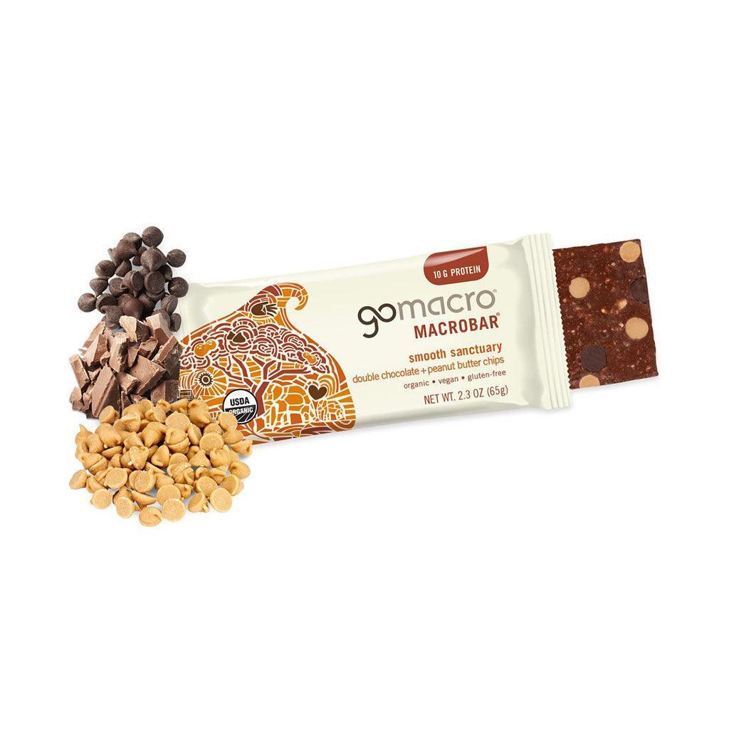 GoMacro Double Chocolate Peanut Butter Peaceful Sanctuary Bar - La Boite à Grains
