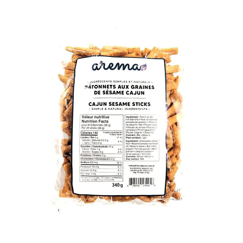 Arema Cajun Sesame Seed Sticks - La Boite à Grains
