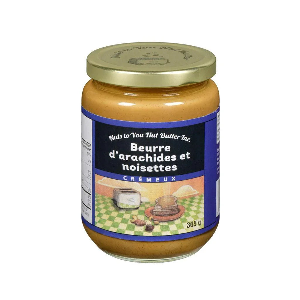 Nuts To You Creamy Peanut and Hazelnut Butter