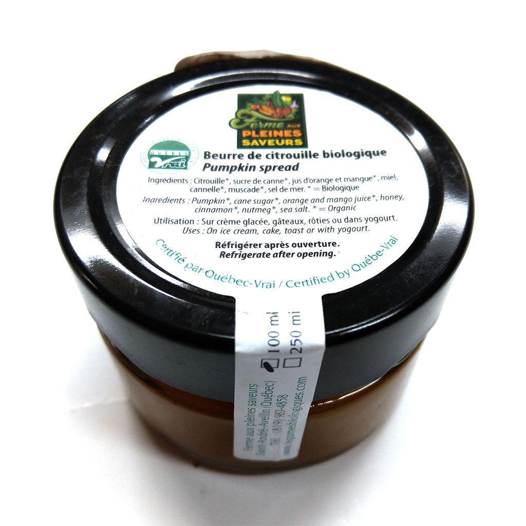 Firm Organic Pumpkin Butter with Full Flavors - La Boite à Grains