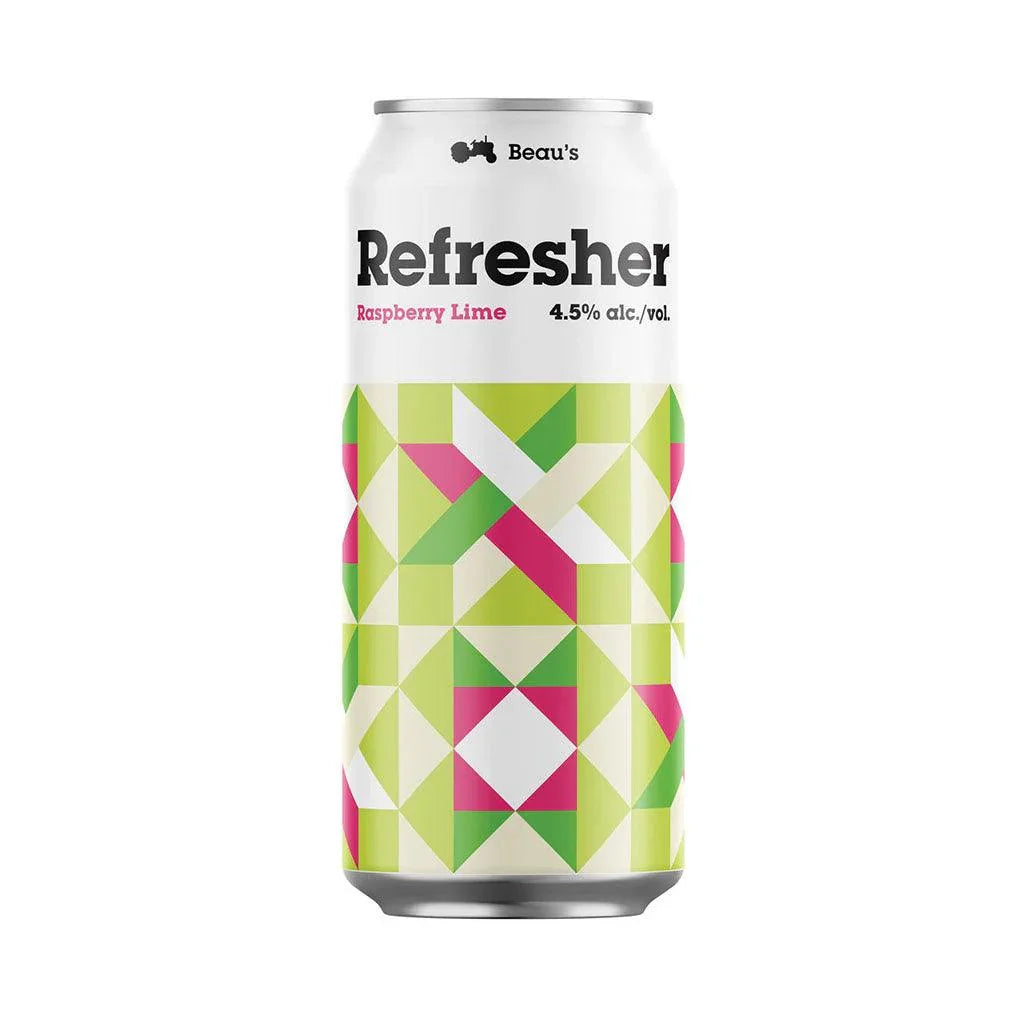Bière Refresher Framboise Lime Beau's - La Boite à Grains