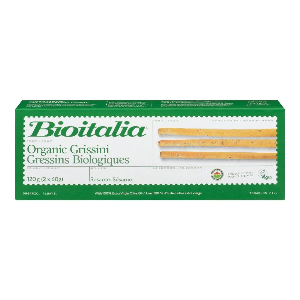 organic sesame breadsticks Bioitalia - La Boite à Grains