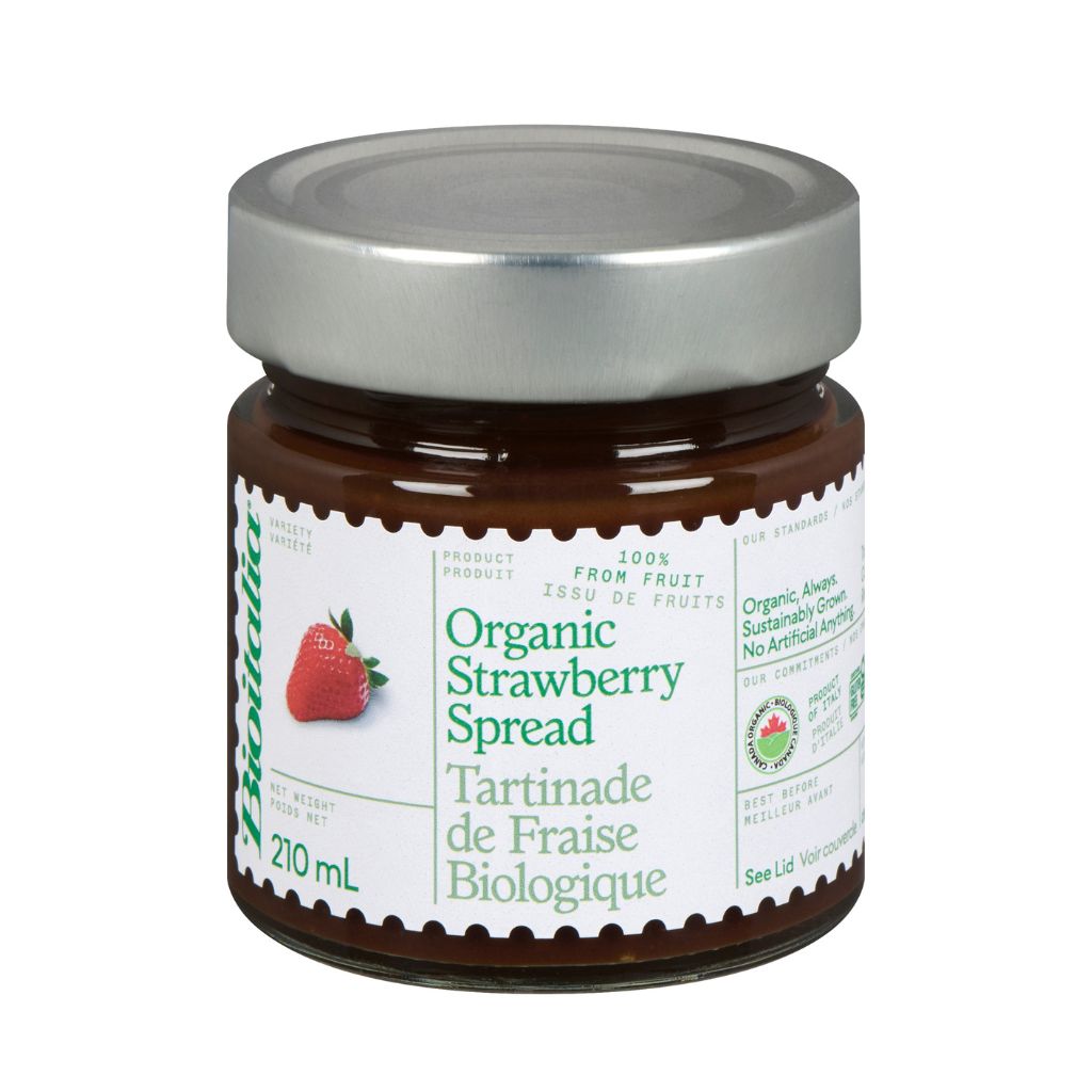 tartinade fraise biologique Bioitalia - La Boite à Grains