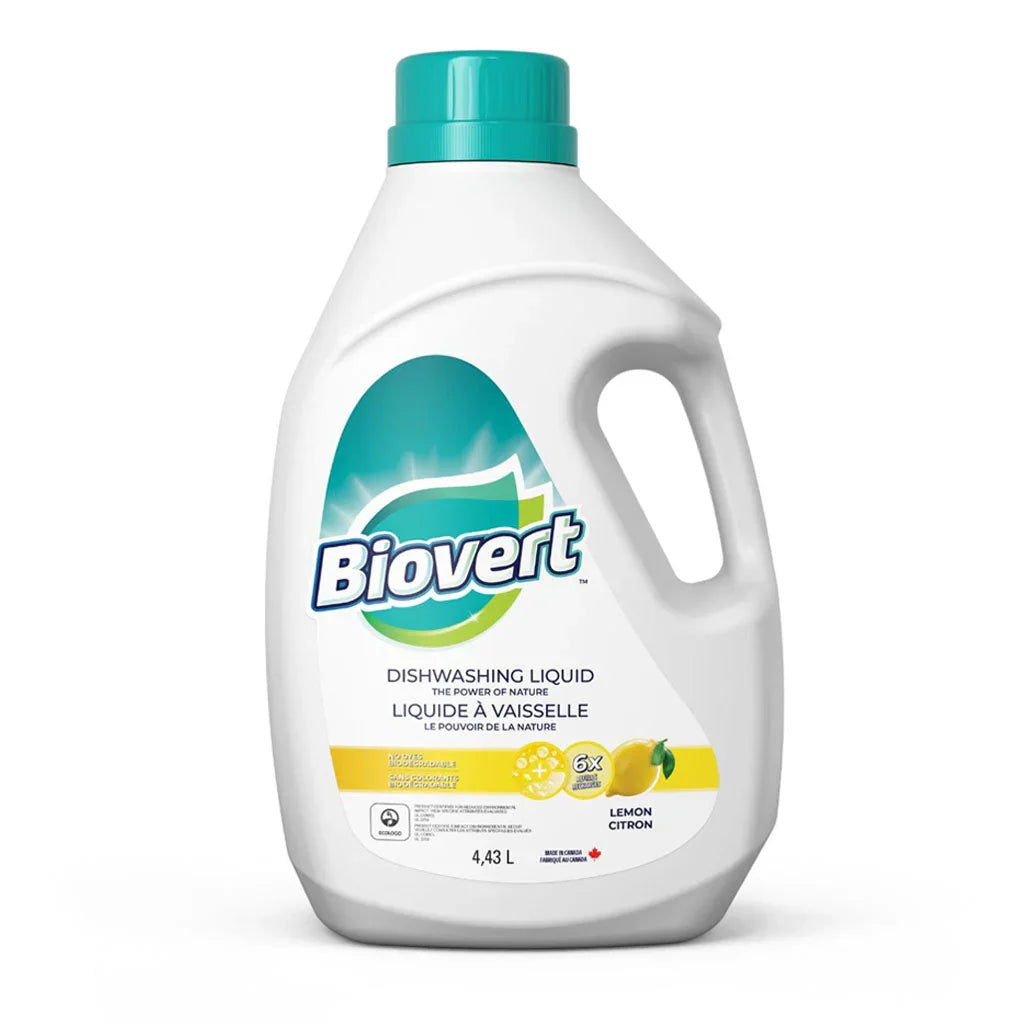 Biovert Liquide à Vaisselle citron 4,43 L - La Boite à Grains