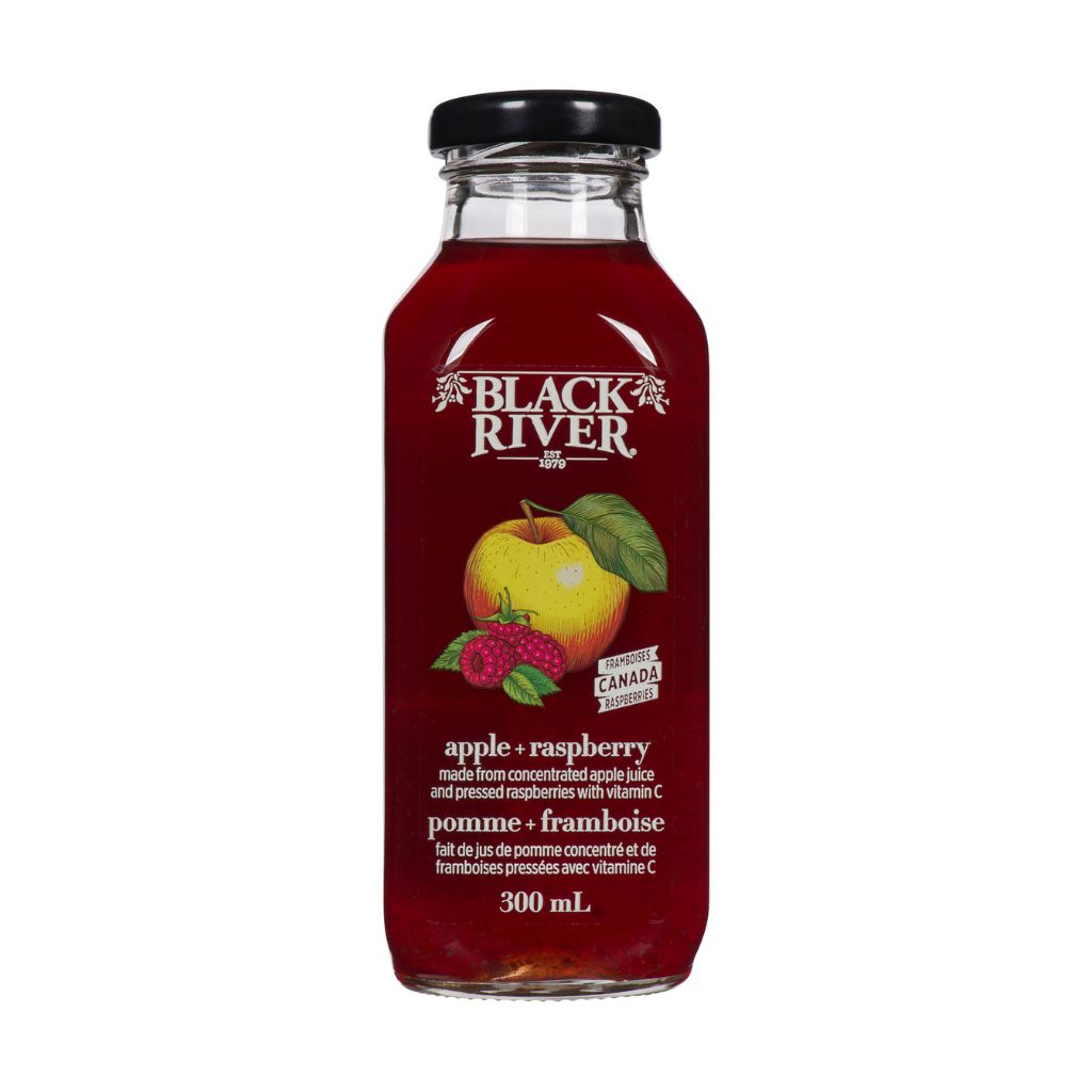 jus pomme framboise Black River - La Boite à Grains