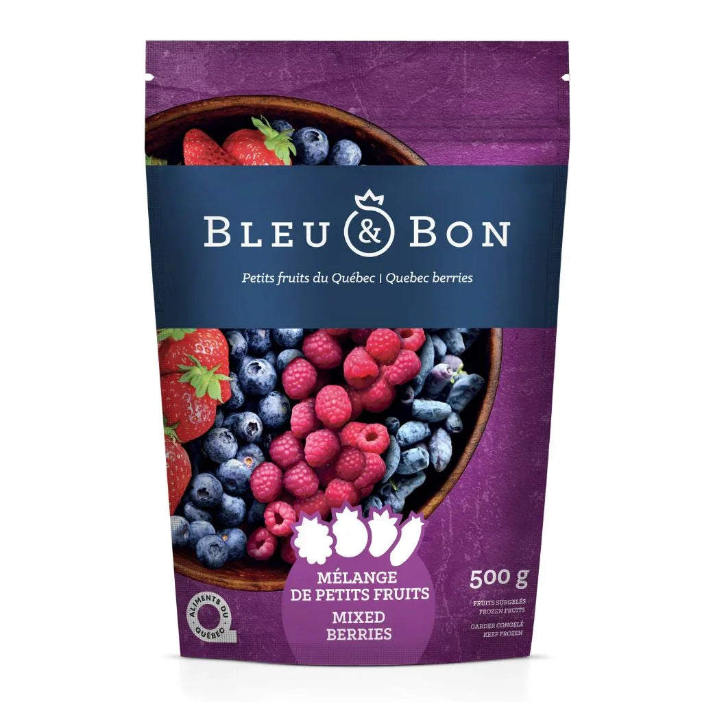 Bleu & Bon frozen Quebec berry mix - La Boite à Grains