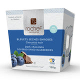 Rochef Chocolatier Dark Chocolate Coated Dried Blueberries - La Boite à Grains