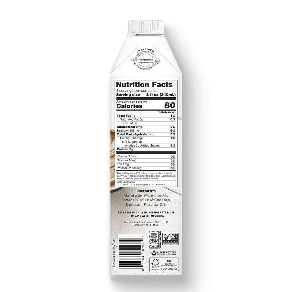 Boisson d'Avoine Édition Barista Elmhurst 1925 - La Boite à Grains