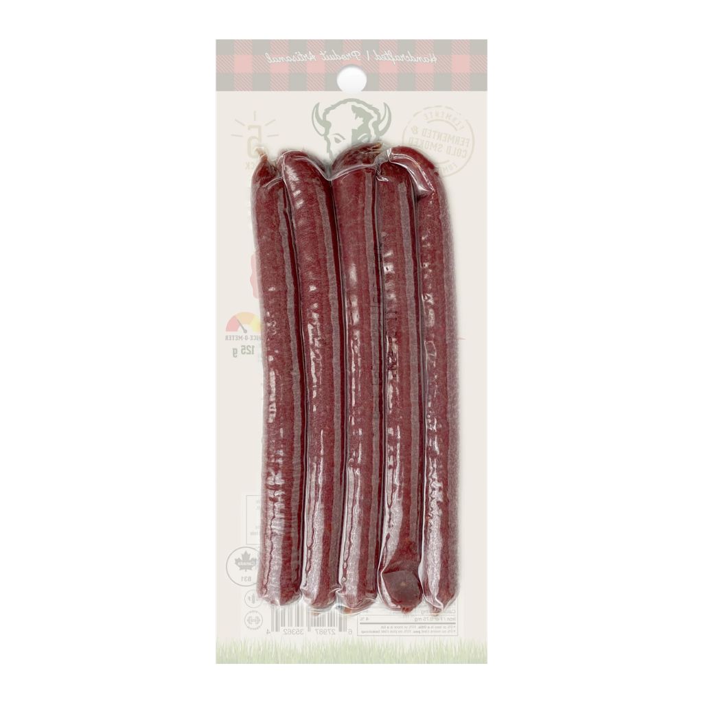 bâtonnets de bison saucisse sèche chipotle Buff - La Boite à Grains