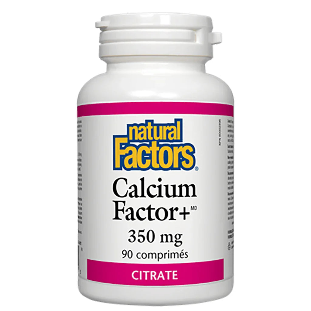 Calcium Factor+ Natural Factors - La Boite à Grains