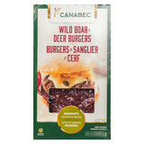 burgers de sanglier et cerf Canabec - La Boite à Grains