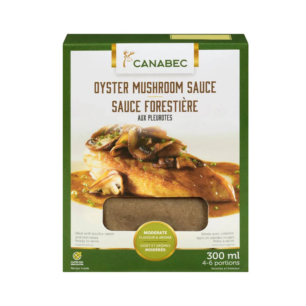 sauce forestière aux pleurotes Canabec - La Boite à Grains