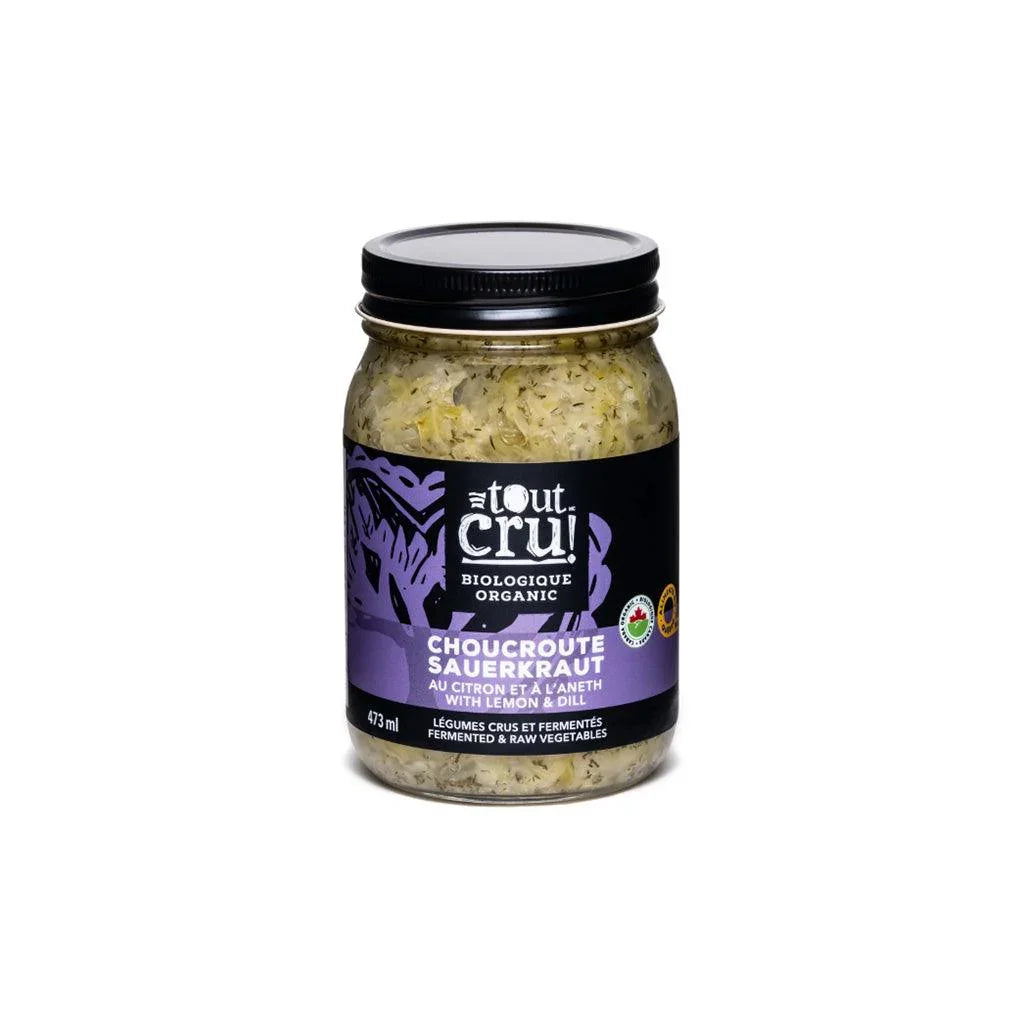 Raw Organic Lemon and Dill Sauerkraut! - La Boite à Grains