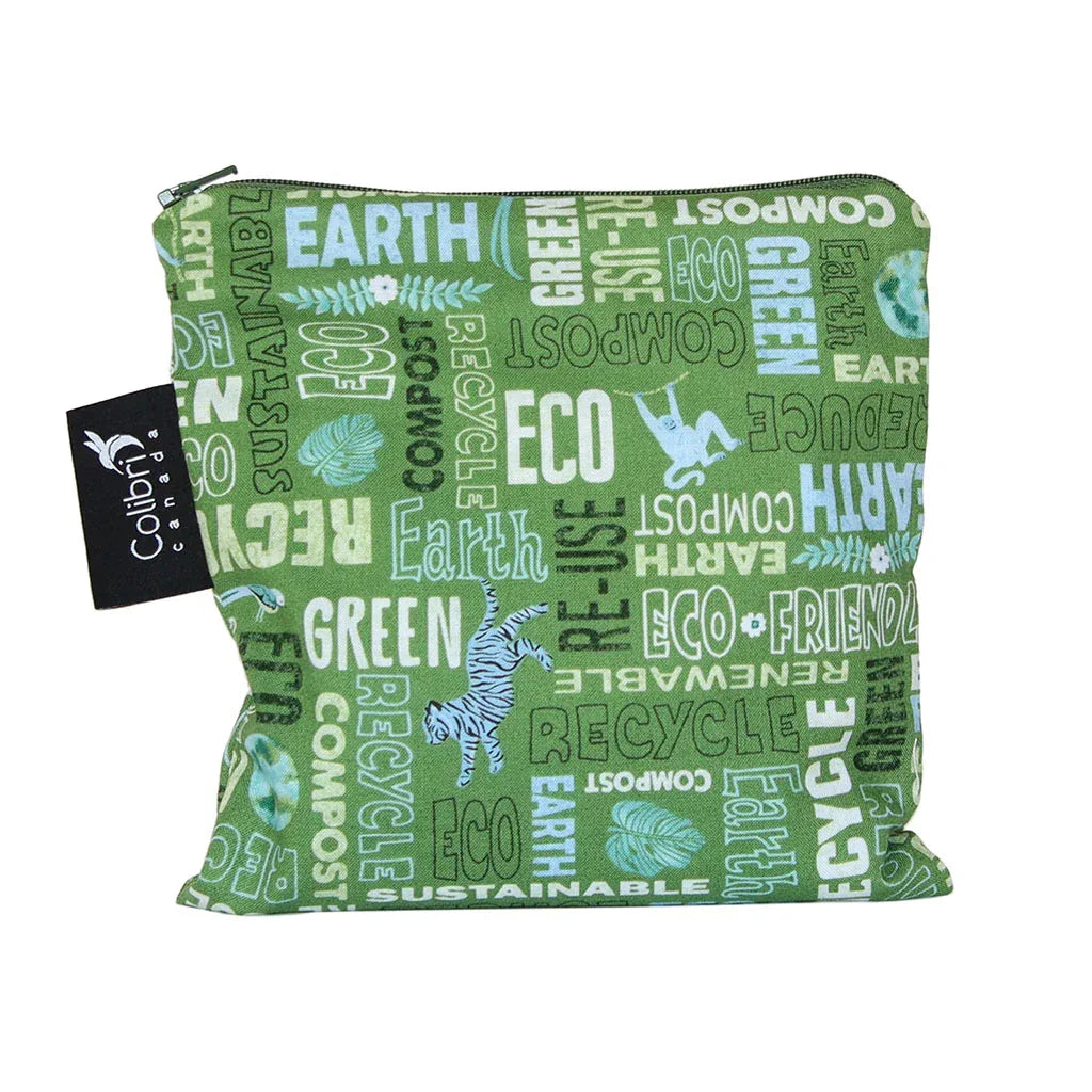 sac à collation réutilisable Earth Colibri Canada - La Boite à Grains