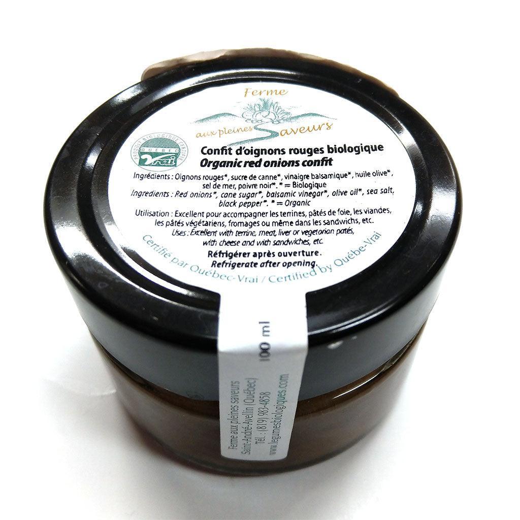 Firm Organic Red Onion Confit with Full Flavors - La Boite à Grains