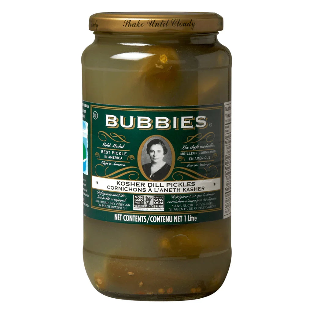 Bubbies Vinegar-Free Kosher Dill Pickles - La Boite à Grains