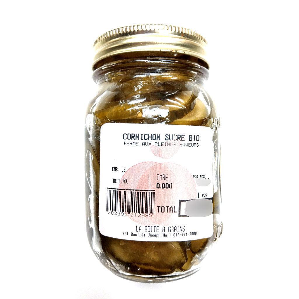 Farmhouse Organic Sweet Pickles with Full Flavors - La Boite à Grains