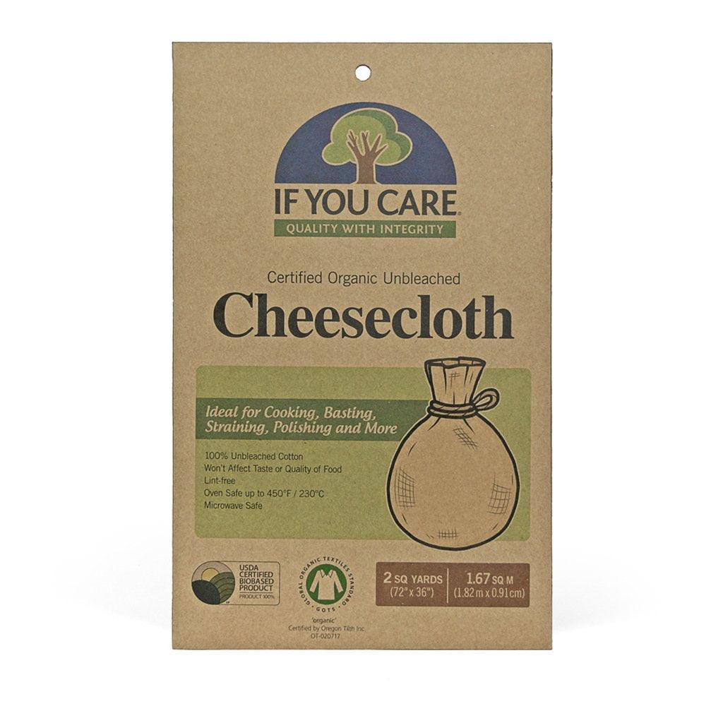 Organic Unbleached Cheesecloth If You Care - La Boite à Grains