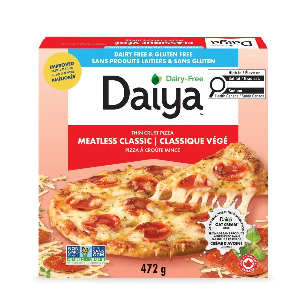 pizza Classique Végé style Pepperoni Daiya - La Boite à Grains