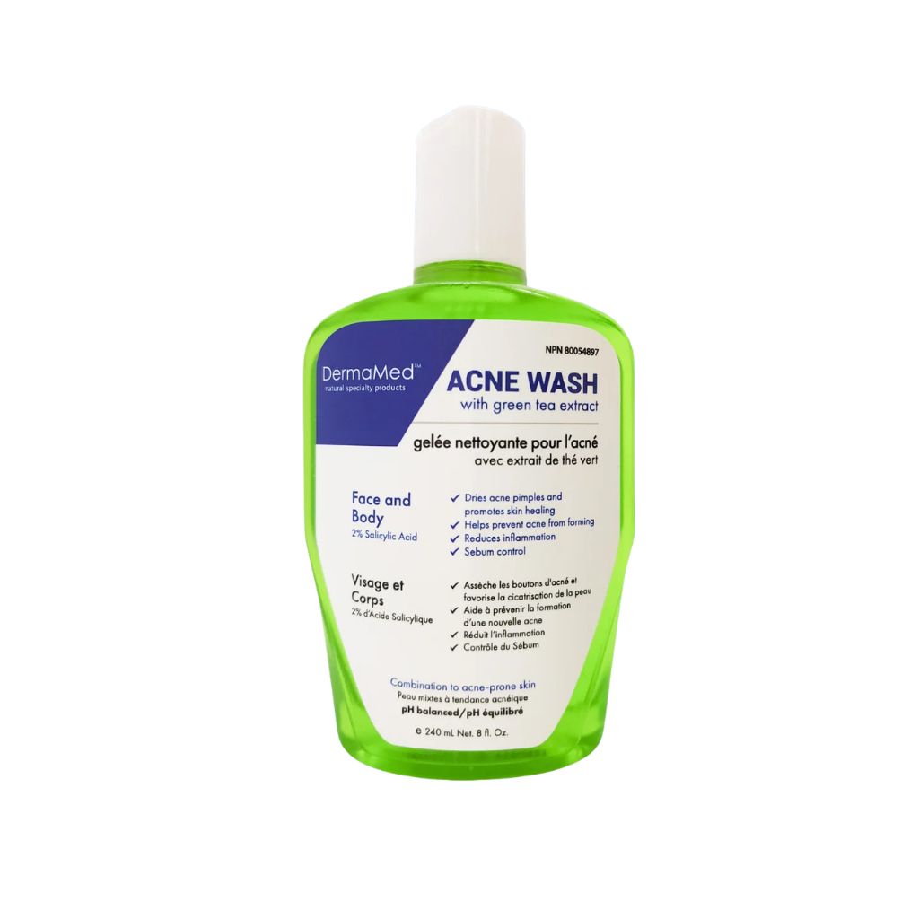 gelée nettoyante pour acné DermaMed - La Boite à Grains