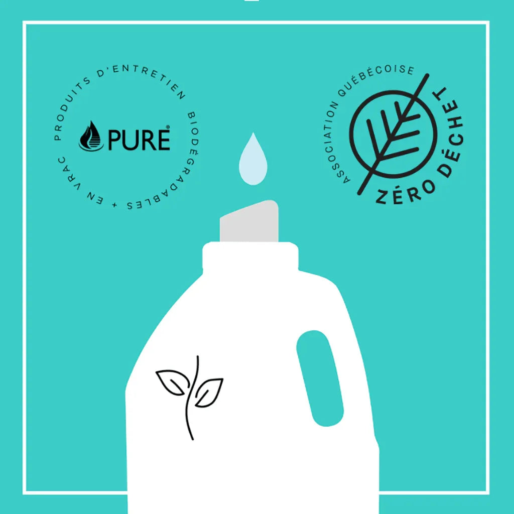 Détergent à Lessive HE Biodégradable (Vrac) Pure Vrac - La Boite à Grains