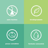 Détergent à Lessive HE Biodégradable (Vrac) Pure Vrac - La Boite à Grains