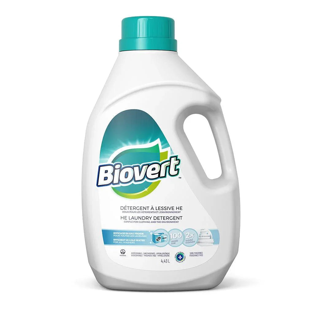 BioVert Fragrance-Free HE Laundry Detergent - La Boite à Grains