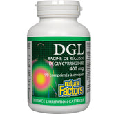 DGL - Natural Factors Deglycyrrhizinated Licorice Root - La Boite à Grains