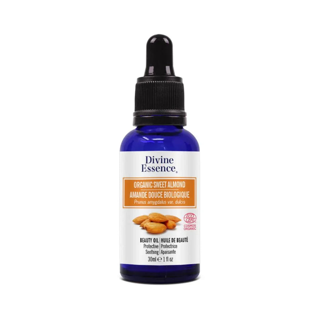 huile de beauté amande douce biologique Divine Essence - La Boite à Grains