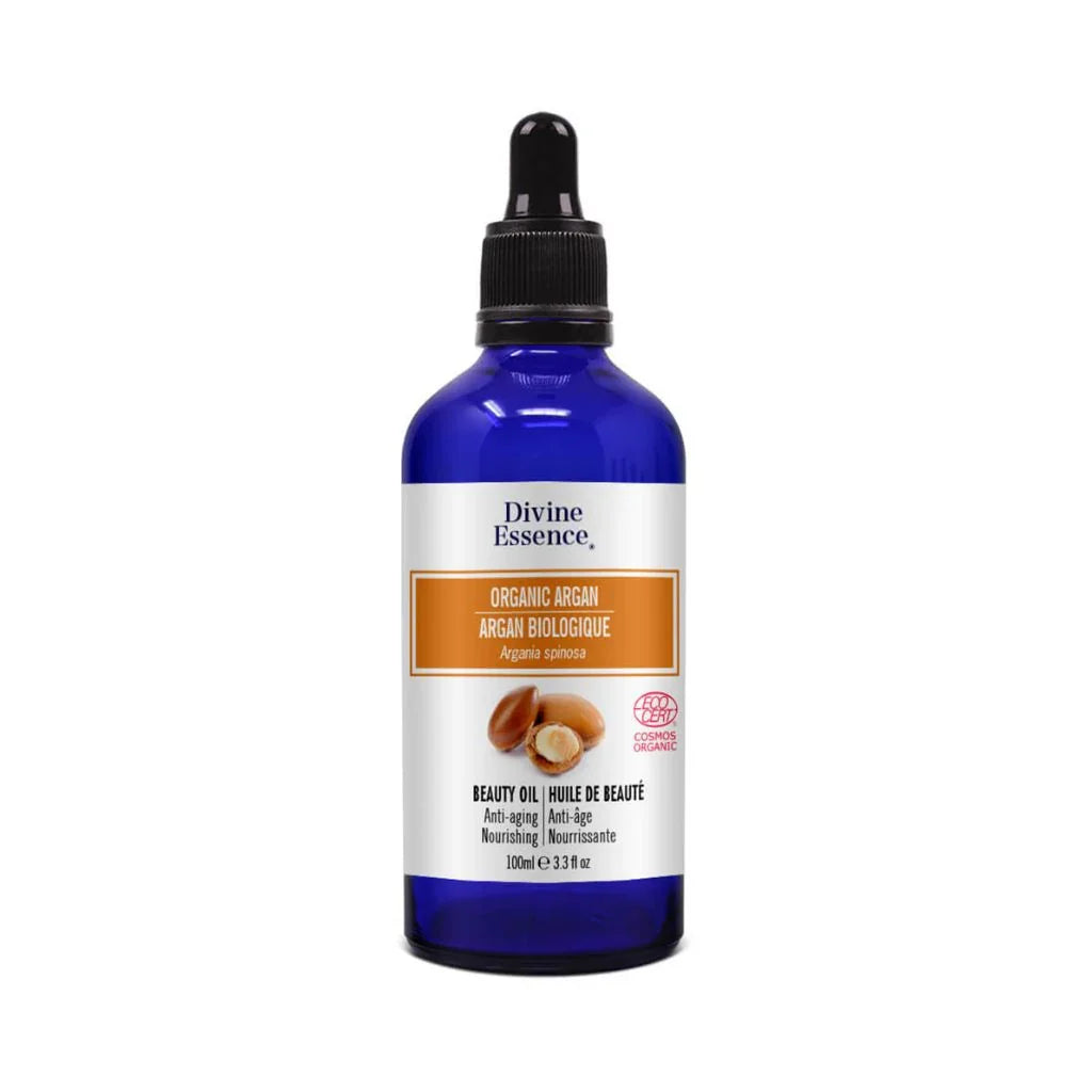 huile de beauté argan biologique Divine Essence - La Boite à Grains