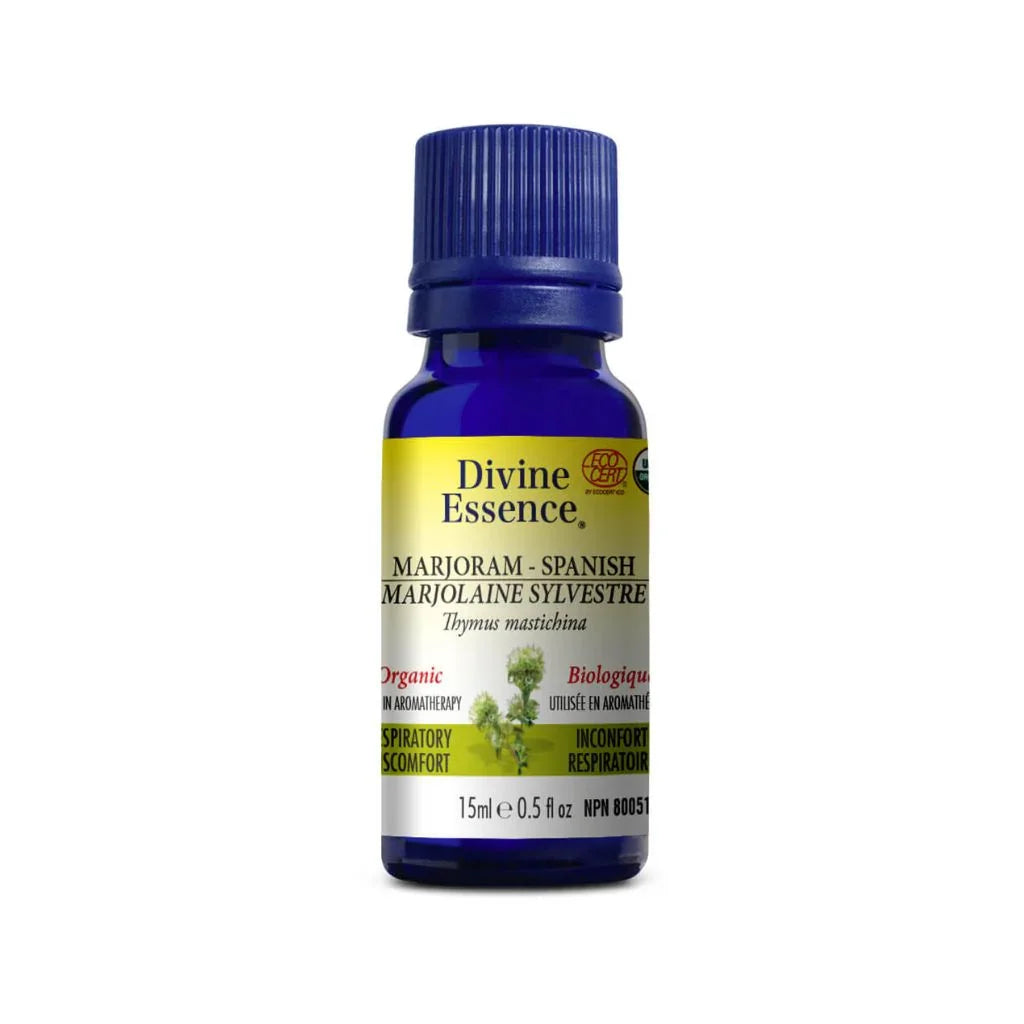 huile essentielle marjolaine sylvestre biologique Divine Essence - La Boite à Grains