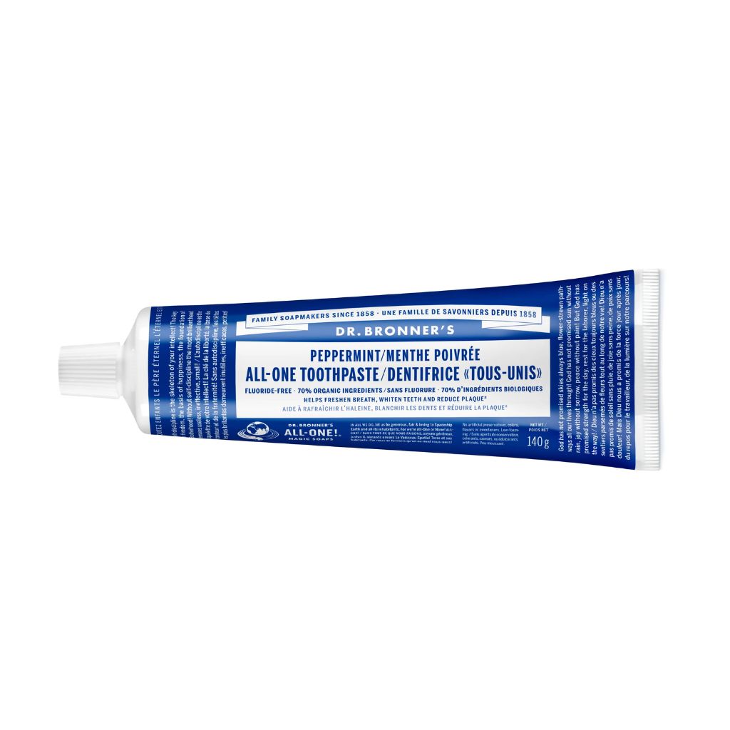 dentifrice Tous Unis menthe poivrée Dr Bronner's - La Boite à Grains
