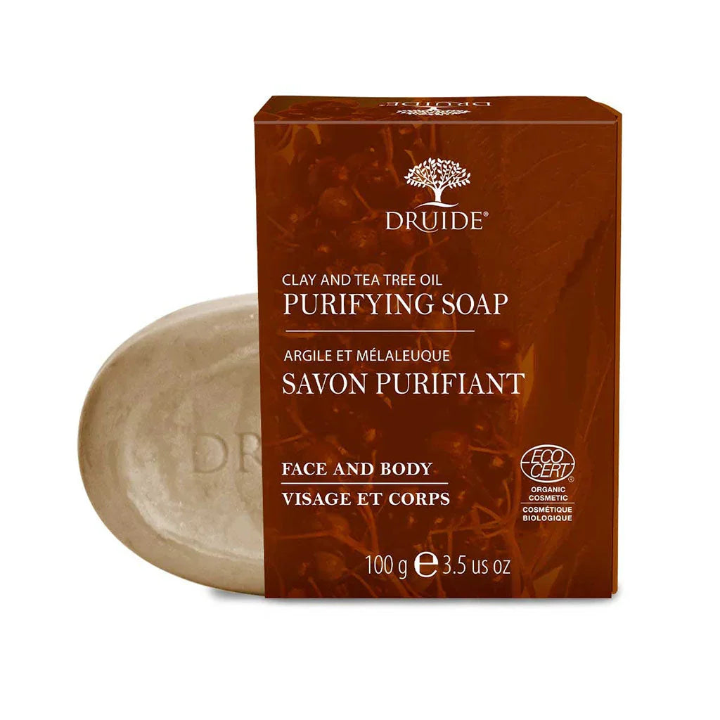 druide purifying clay and melaleuch soap 100 g - La Boite à Grains