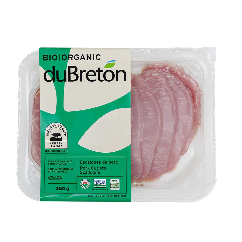 dubreton escalopes de porc biologique - La Boite à Grains