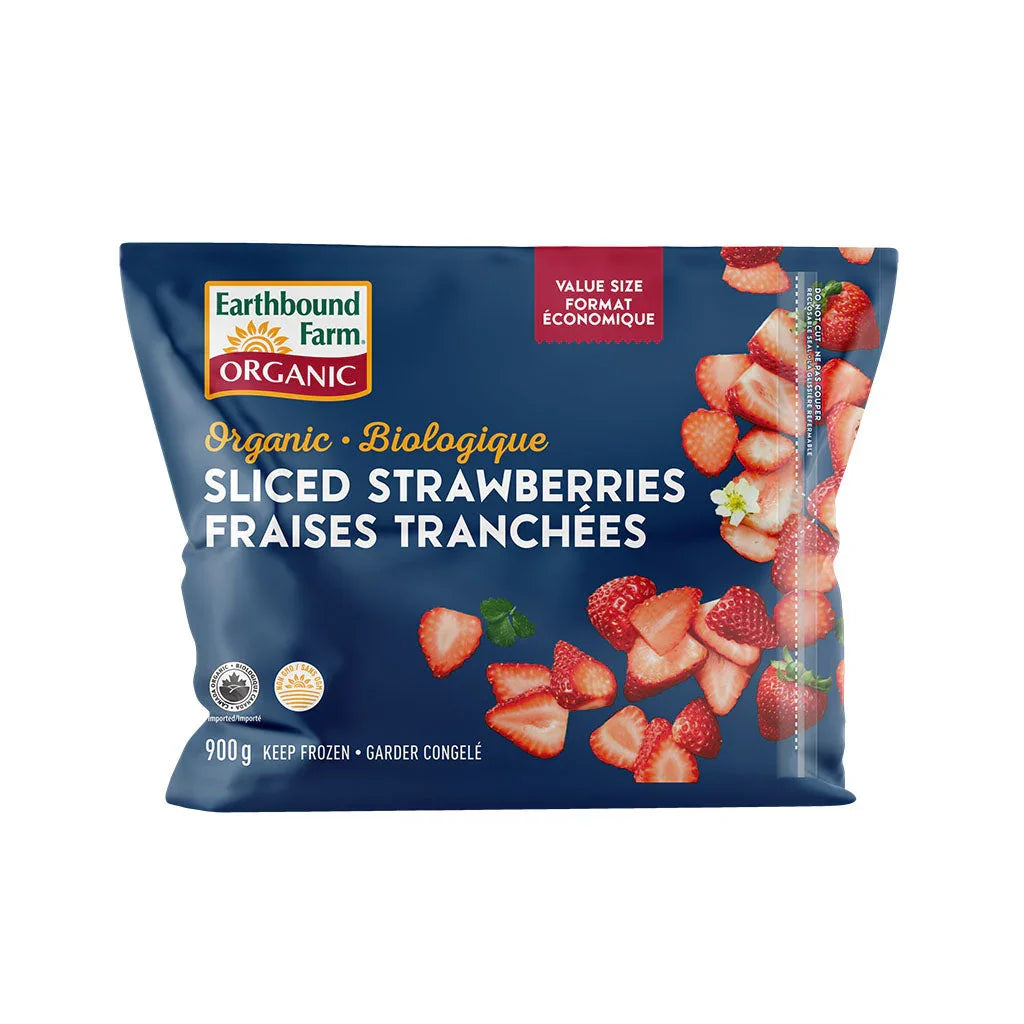 Earthbound Farm Organic Sliced Strawberries - La Boite à Grains