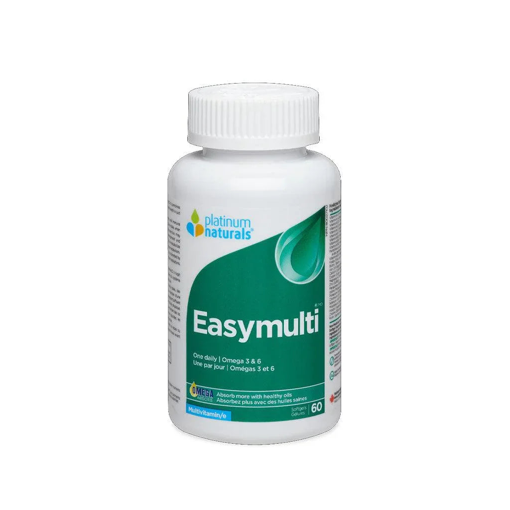 Easymulti Multivitamine Oméga 3 et 6 Platinum Naturals - La Boite à Grains