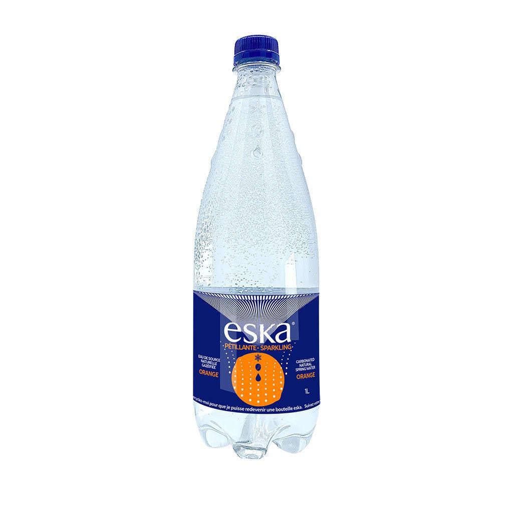 Eau de Source Naturelle Gazéifiée Orange Eska - La Boite à Grains
