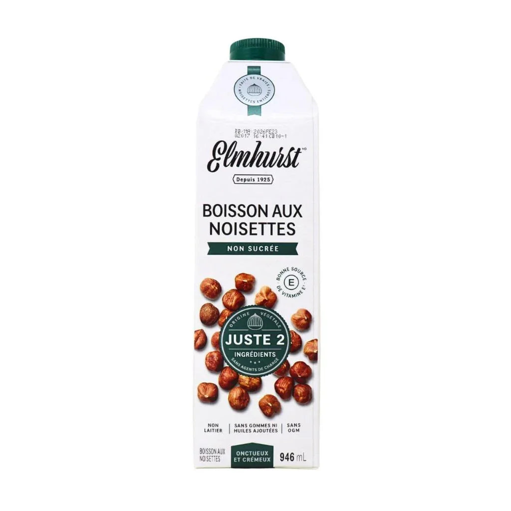 Elmhurst boisson aux noisettes non sucrée - La Boite à Grains