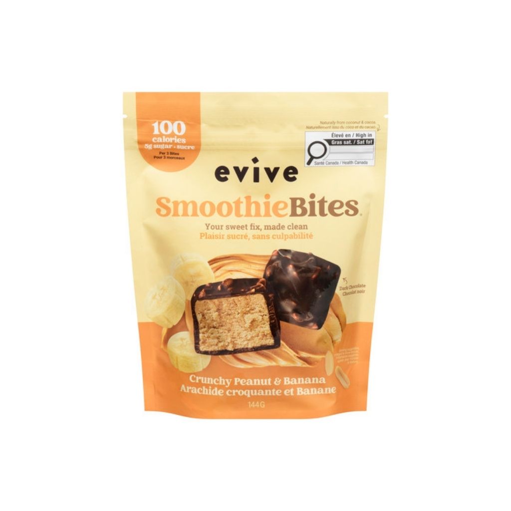 smoothie bites arachide croquante banane Evive - La Boite à Grains
