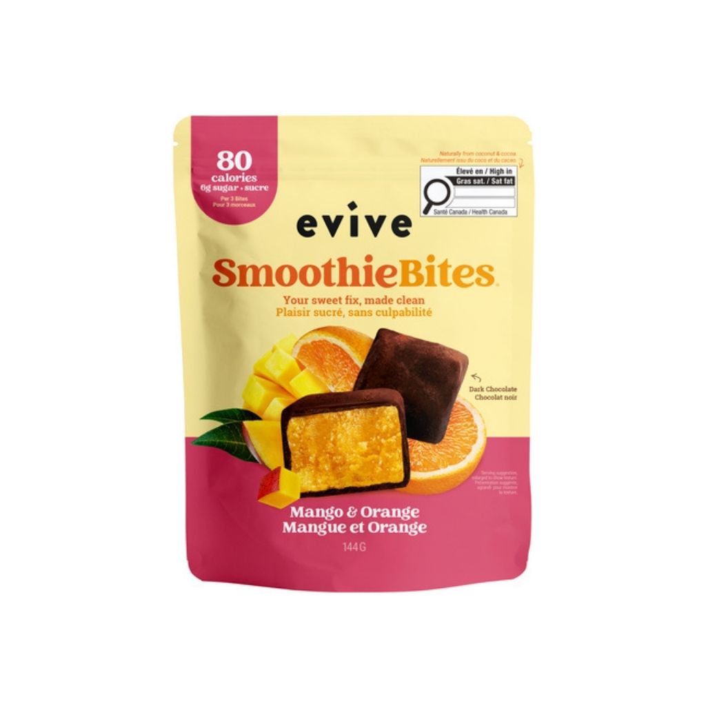 Smoothie Bites Evive mangue et orange - La Boite à Grains