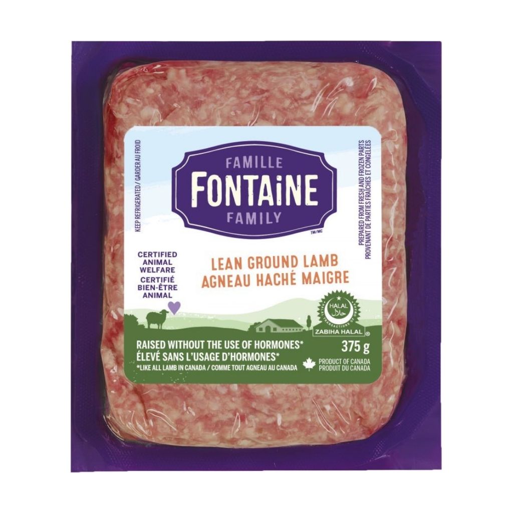 agneau haché maigre Famille Fontaine - La Boite à Grains
