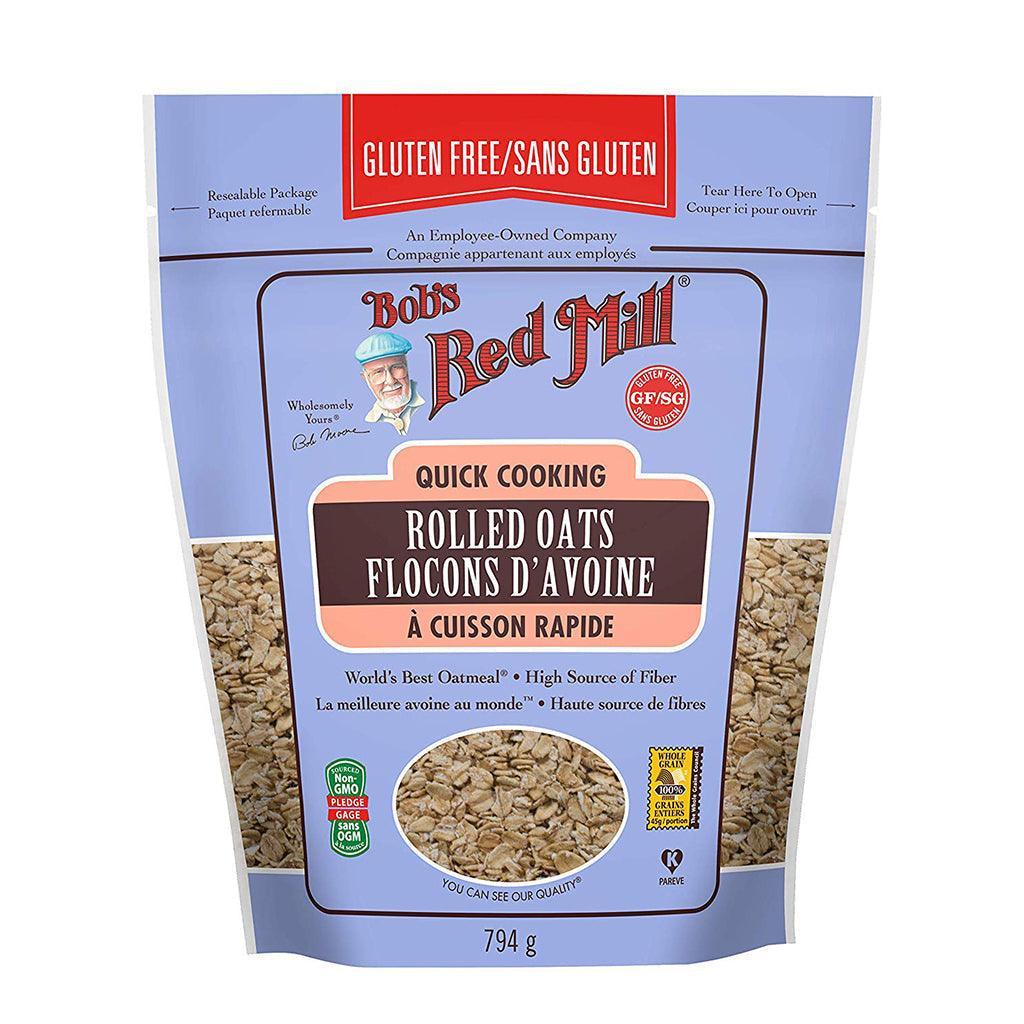 Flocons d'avoine à Cuisson Rapide Sans Gluten Bob's Red Mill - La Boite à Grains