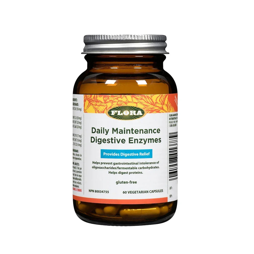 Flora Daily Maintenance Digestive Enzymes - La Boite à Grains