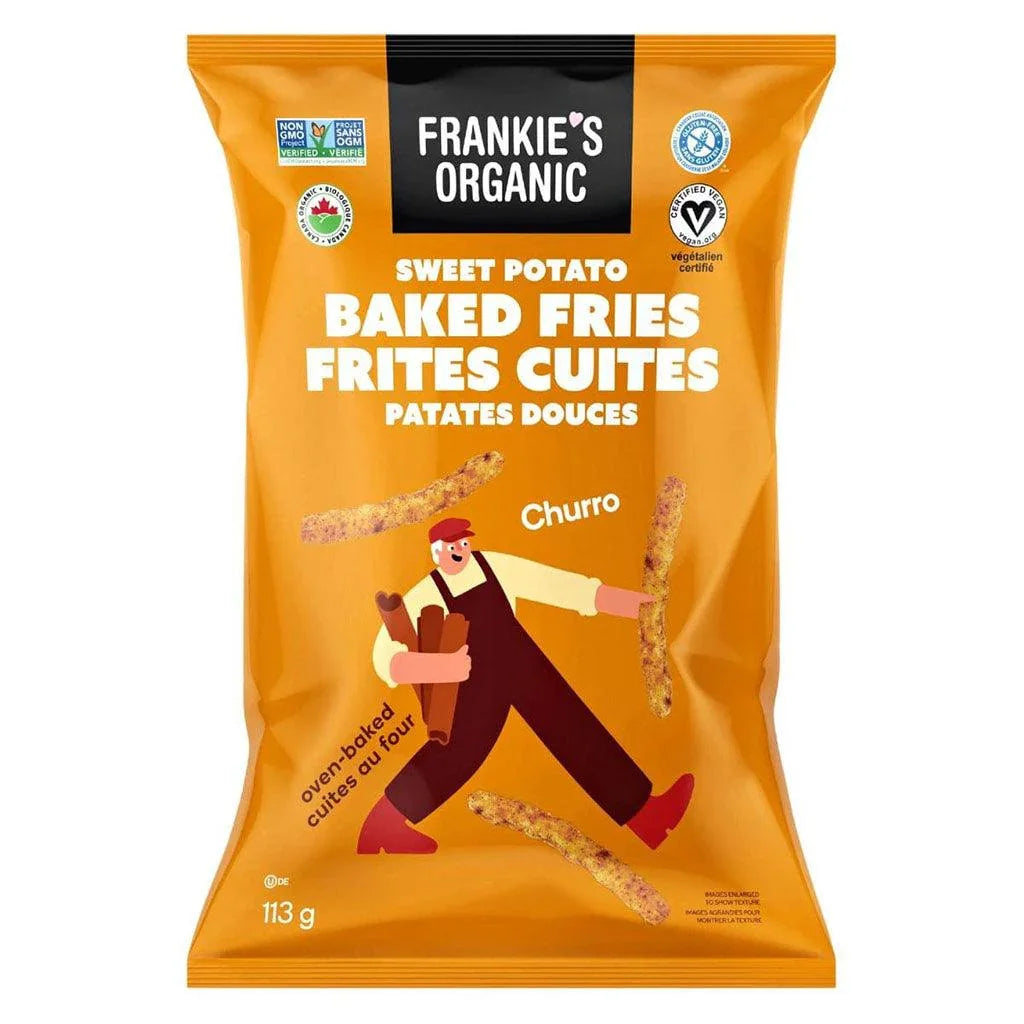 Frites Cuites Patates Douces Churro Biologique Frankie's Organic