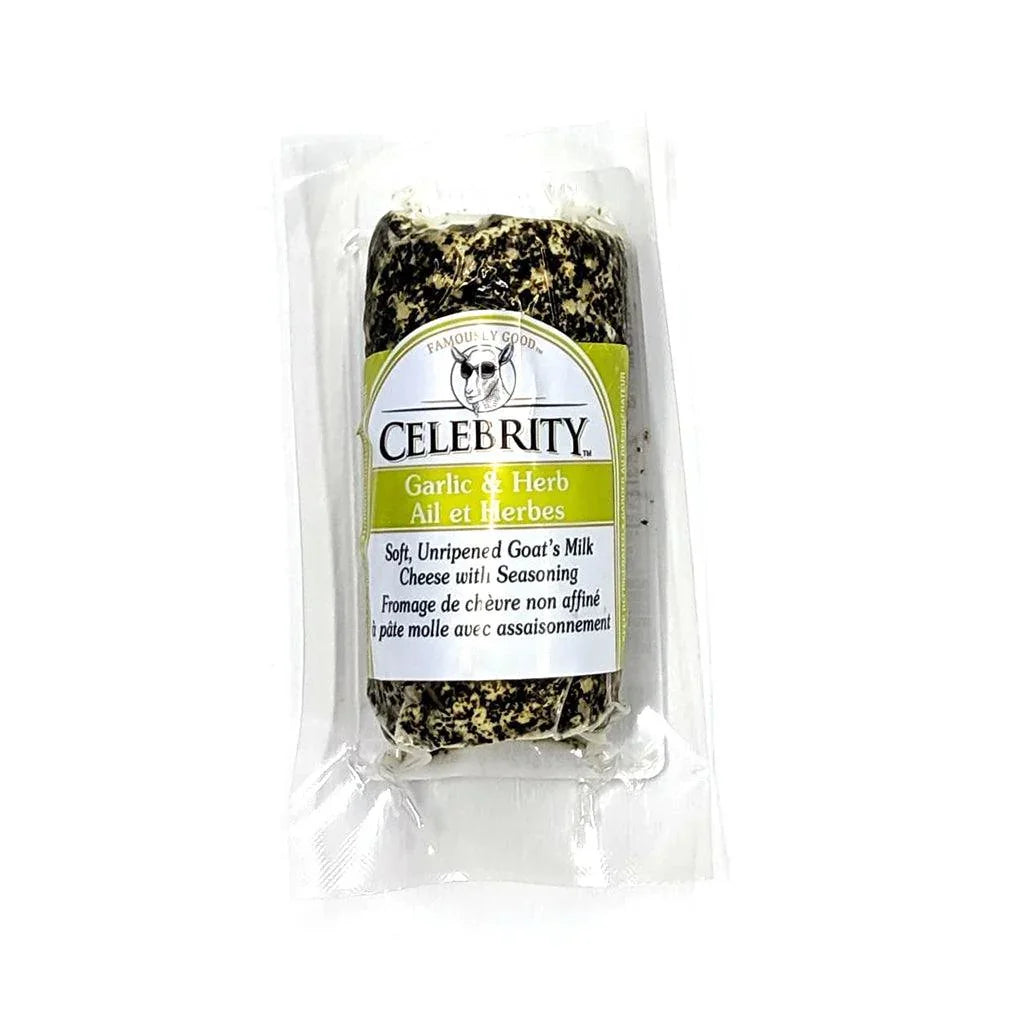 Celebrity Garlic and Herb Goat Cheese - La Boite à Grains