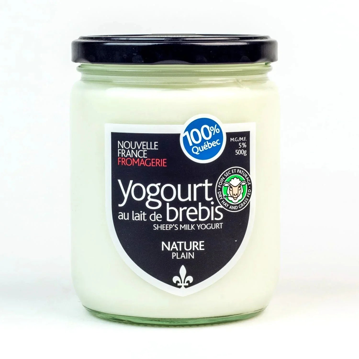 natural sheep's milk yogurt Fromagerie Nouvelle France - La Boite à Grains