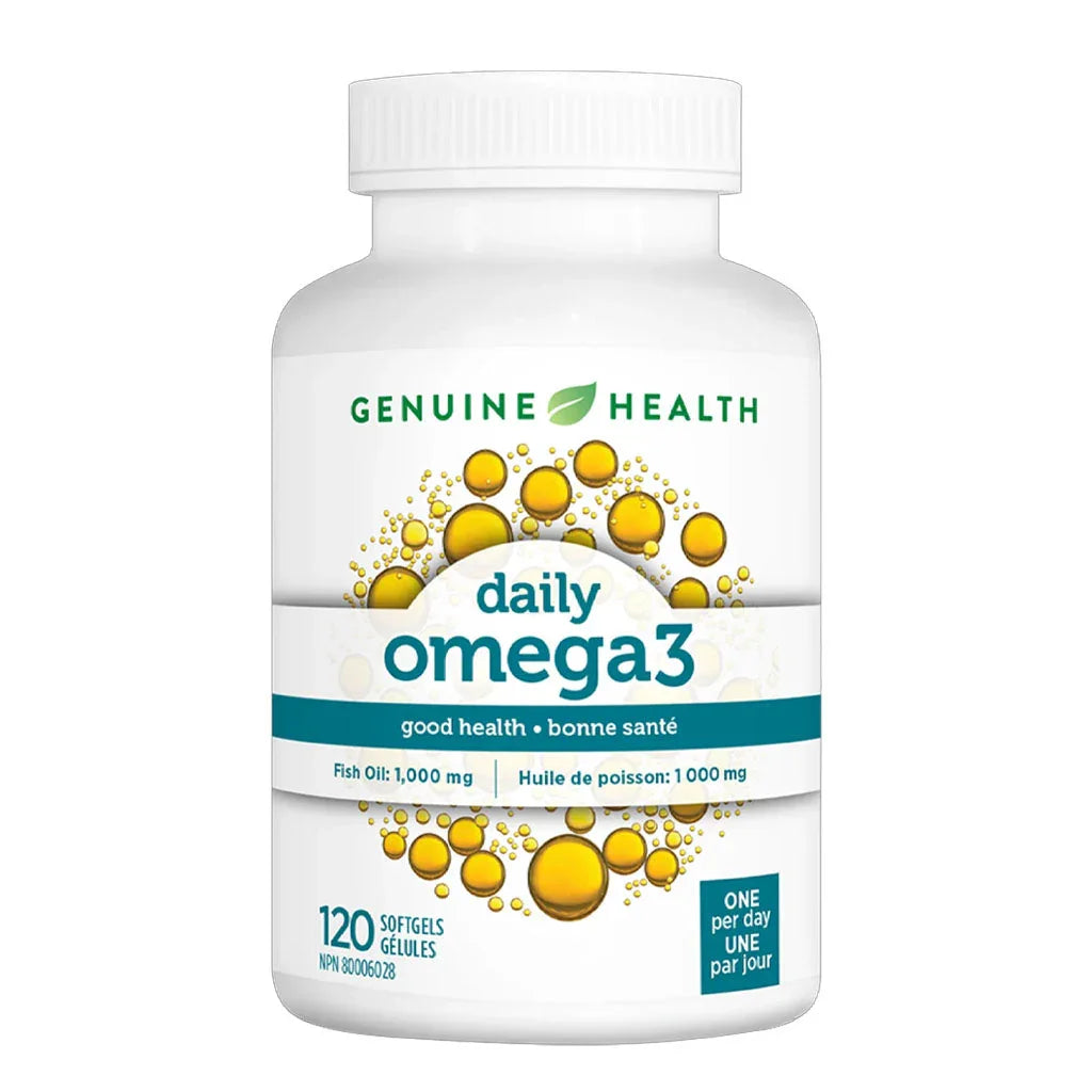 Genuine health omega3 120 gélules - La Boite à Grains